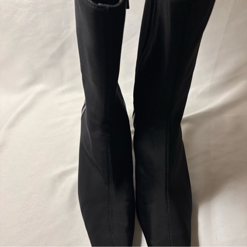 Bandolino Black Women's Lycra Comfort Boots with low heel - Picture 4 of 6